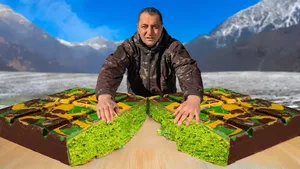 ساخت شکلات تخته‌ای غول‌پیکر در دبی