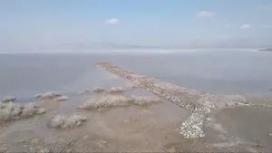 تالاب نهبندان پس از ۱۸ ماه خشکی دوباره زنده شد (فیلم)