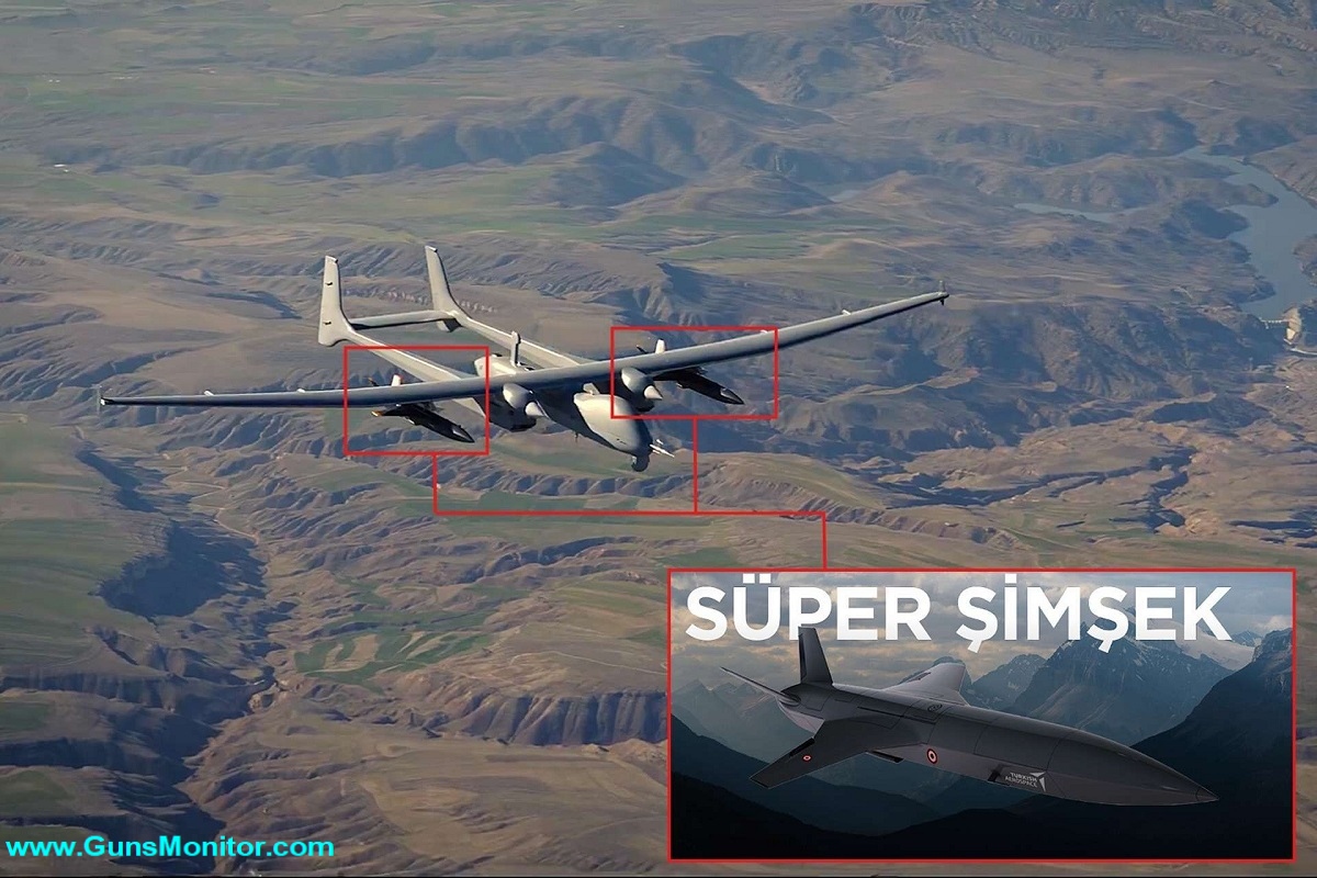 پهپاد آکسونگور در حال حمل پهپاد سوپر شیمشک