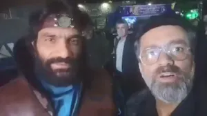 تصاویری از بازیگر نقش حرمله سریال مختارنامه در اجتماعات شبانه مردمی