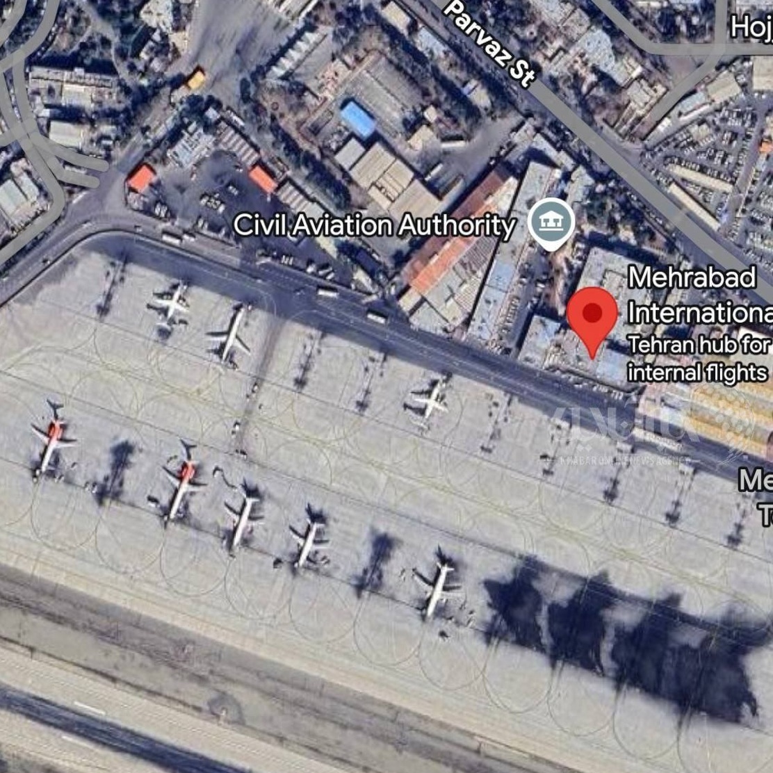 فرودگاه مهرآباد پس از حمله دشمن فرودگاه مهرآباد پس از حمله دشمن