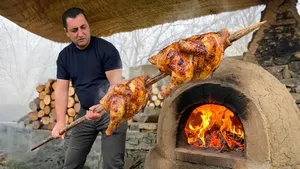 طرز تهیه بوقلمون آذربایجانی با زردآلو، انجیر و شاه بلوط