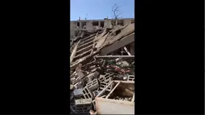 دیمونا، صبح امروز پس از حملات سهمگین ایران