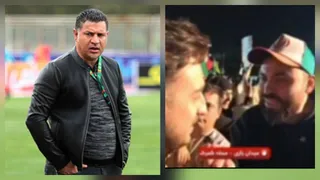 گزارش زنده صدا وسیما ؛ مقایسه علی دایی با سگ هلال‌احمر به نام گزارش مردمی! (+فیلم) 