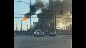 تصاویری دیگر از آتش‌سوزی در پالایشگاه بزرگ ایالت تگزاس