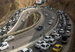 ترافیک سنگین در محورهای منتهی به تهران/ موج بازگشت مسافران ادامه دارد