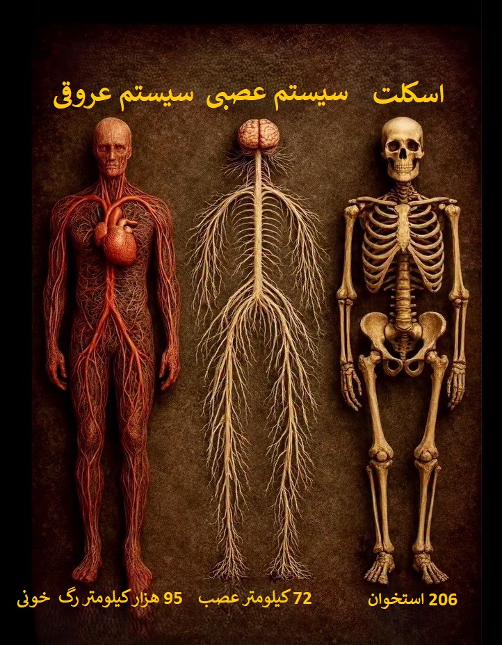 این سه سیستم یعنی سیستم عروقی، عصبی و اسکلتی نقش اساسی در زنده ماندن و عملکرد صحیح بدن دارند و هر کدام به نوعی با دیگری در ارتباط است.