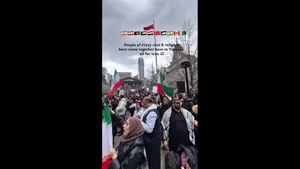 تجمع حامیان ایران در تورنتوی کانادا