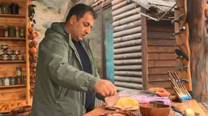 تهیه ساندویچ فرانسوی با گوشت گاو در روستا