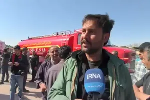 روایت شاهدان عینی از لحظه سقوط بالگرد ارتش در اصفهان