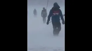 بوران برف دید را در دریاچه بایکال به صفر رساند