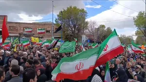 عزاداری مردم ارومیه در اربعین رهبر شهید