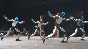 تمرین ربات‌های انسان‌نمای Unitree برای شرکت در کنسرت بزرگ جشنواره بهار در چین